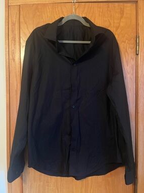 Black Button Down Dress Shirt